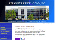 Desktop Screenshot of keenerinsurance.com